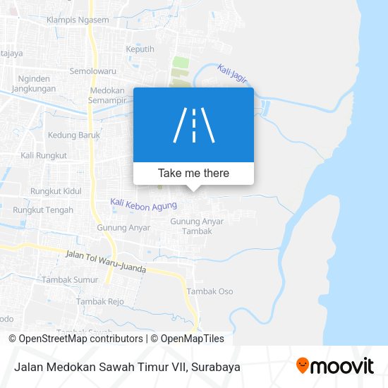 Jalan Medokan Sawah Timur VII map
