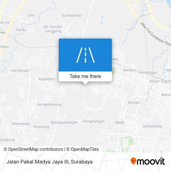 Jalan Pakal Madya Jaya III map