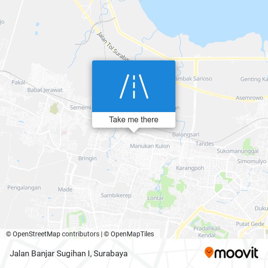 Jalan Banjar Sugihan I map