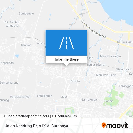 Jalan Kendung Rejo IX A map