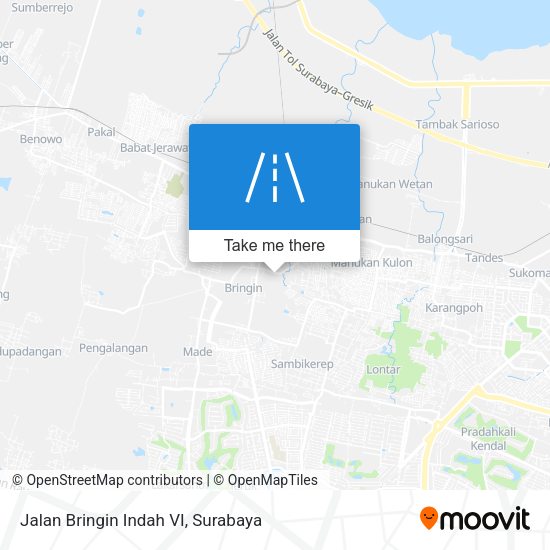 Jalan Bringin Indah VI map
