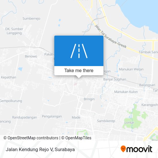 Jalan Kendung Rejo V map