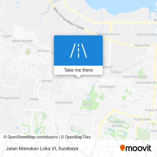 Jalan Manukan Loka VI map