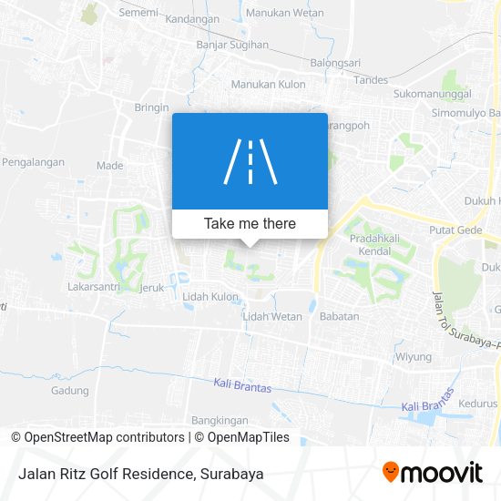 Jalan Ritz Golf Residence map