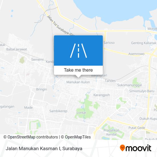 Jalan Manukan Kasman I map