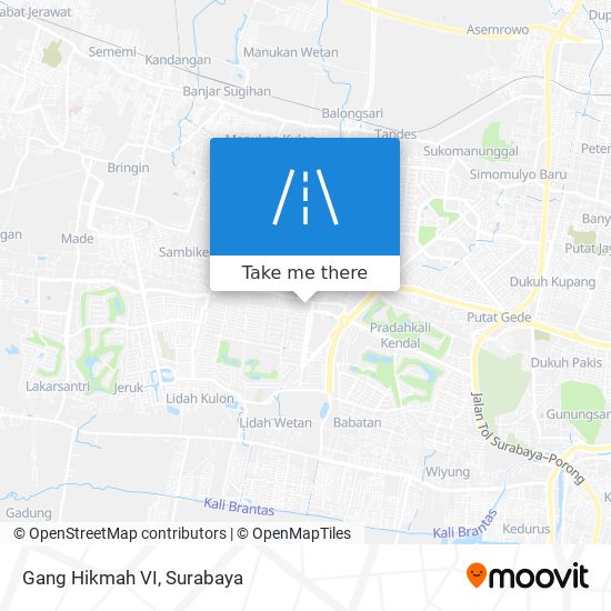 Gang Hikmah VI map