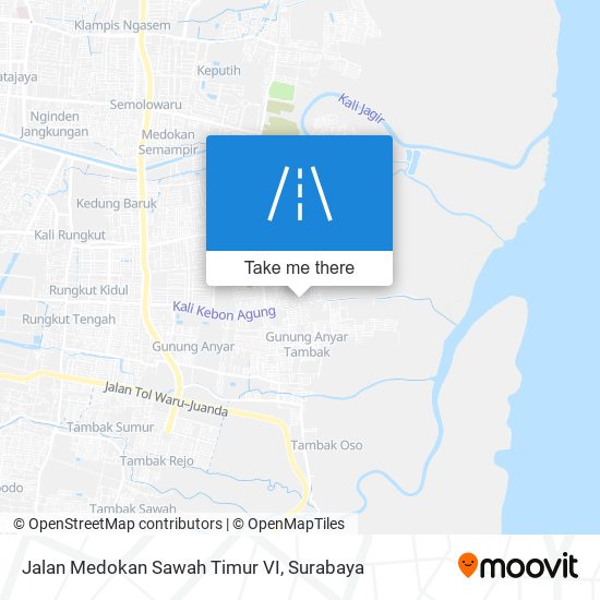 Jalan Medokan Sawah Timur VI map