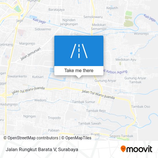 Jalan Rungkut Barata V map