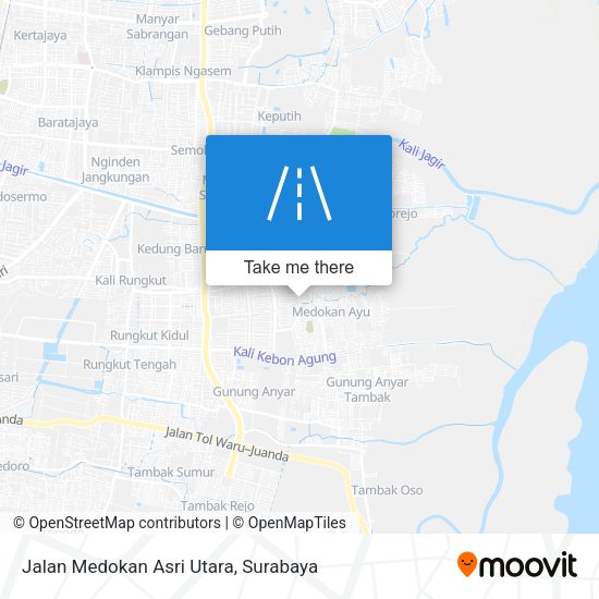 Jalan Medokan Asri Utara map