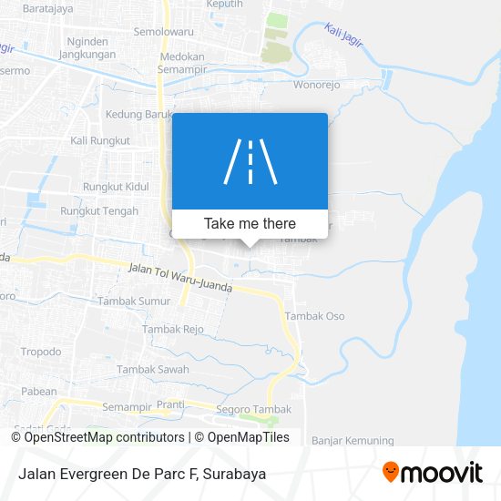 Jalan Evergreen De Parc F map