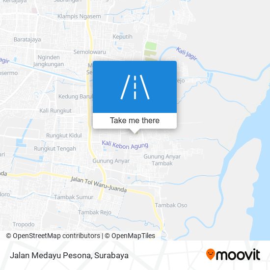 Jalan Medayu Pesona map