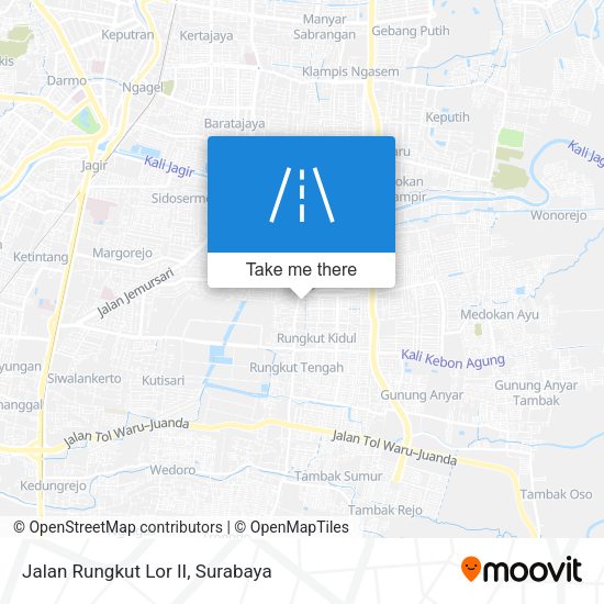 Jalan Rungkut Lor II map