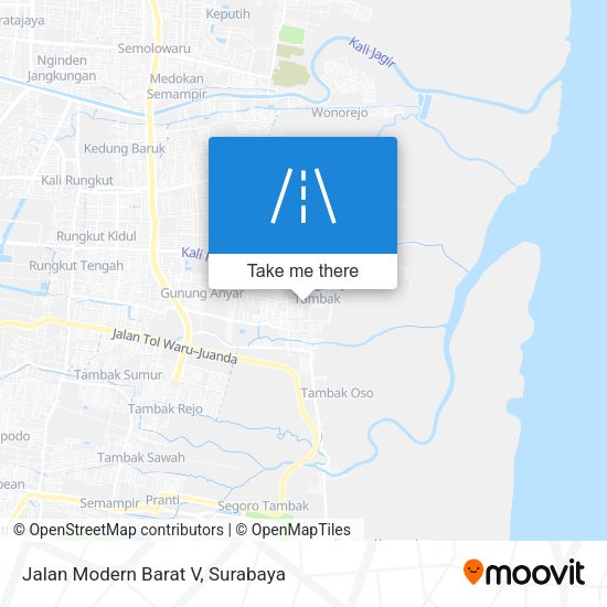 Jalan Modern Barat V map