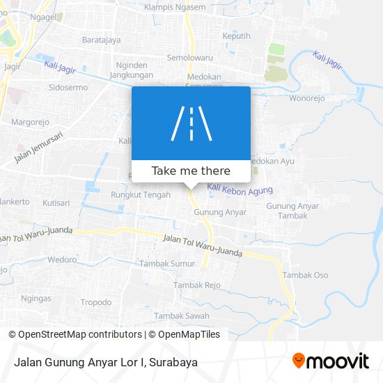 Jalan Gunung Anyar Lor I map