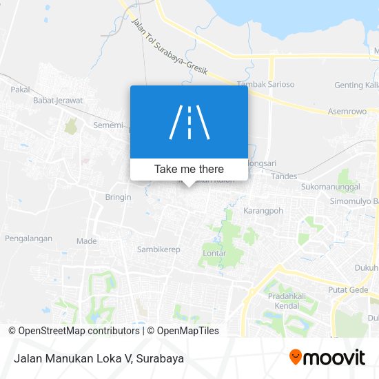 Jalan Manukan Loka V map