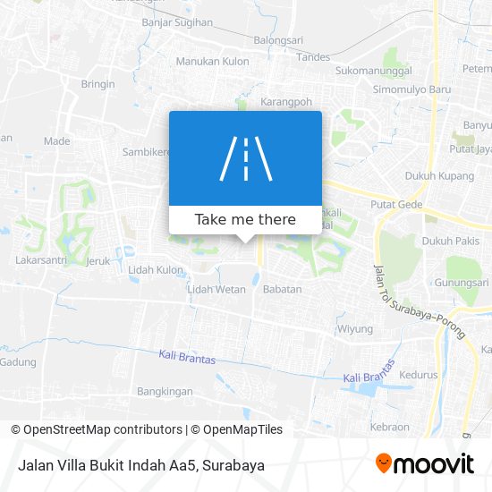 Jalan Villa Bukit Indah Aa5 map