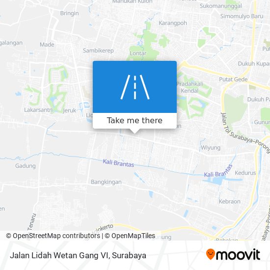 Jalan Lidah Wetan Gang VI map