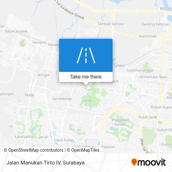 Jalan Manukan Tirto IV map