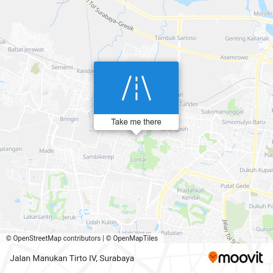 Jalan Manukan Tirto IV map