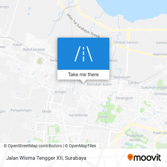 Jalan Wisma Tengger XII map