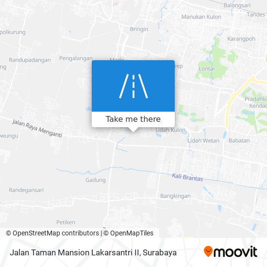 Jalan Taman Mansion Lakarsantri II map