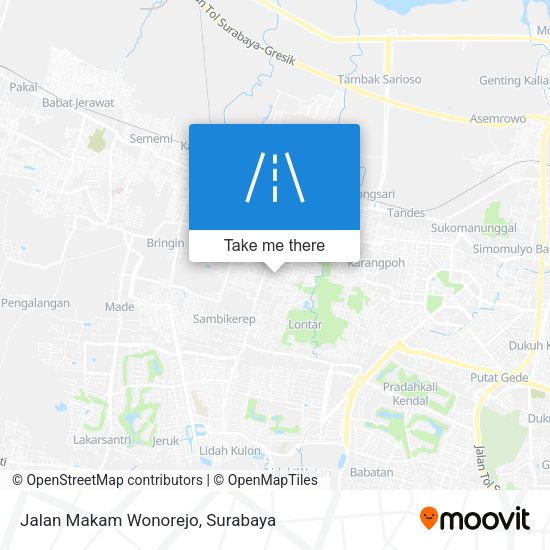 Jalan Makam Wonorejo map