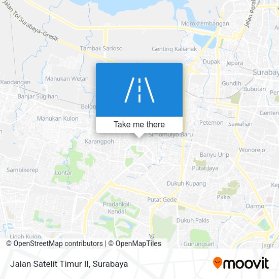 Jalan Satelit Timur II map