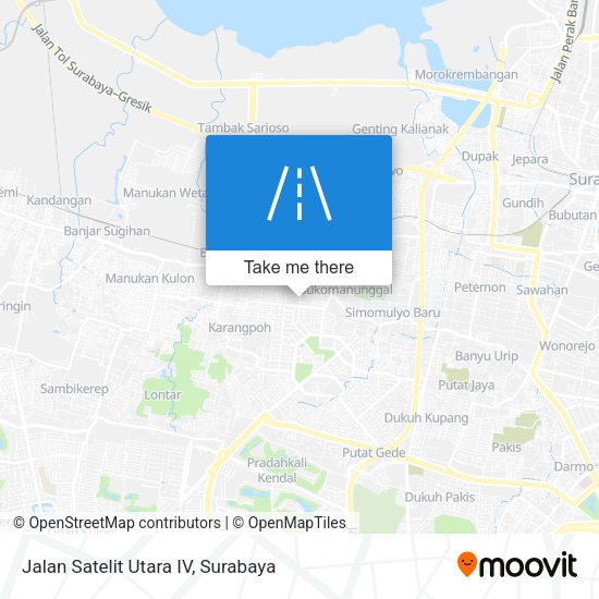 Jalan Satelit Utara IV map