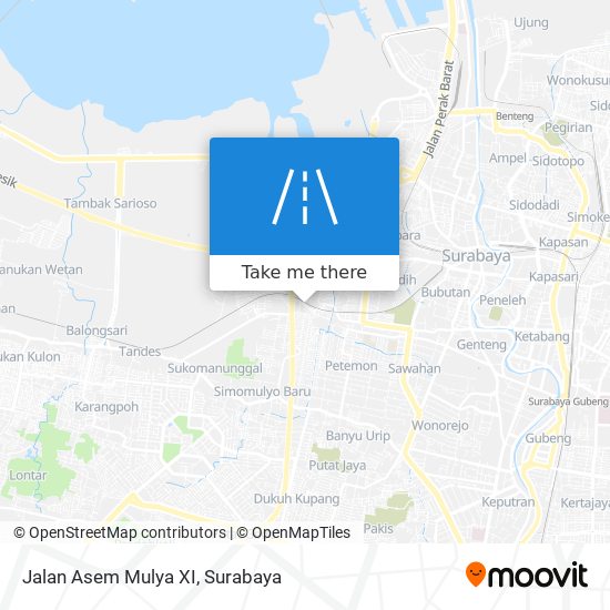 Jalan Asem Mulya XI map