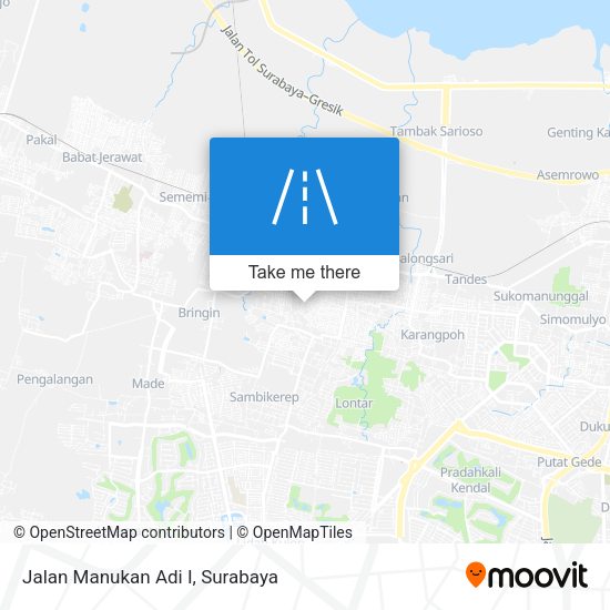 Jalan Manukan Adi I map