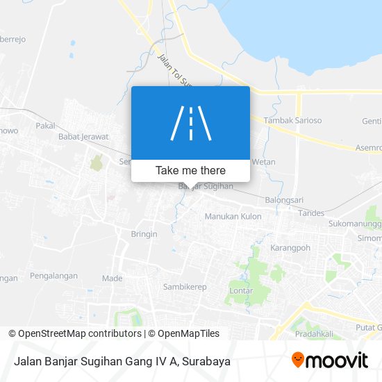 Jalan Banjar Sugihan Gang IV A map