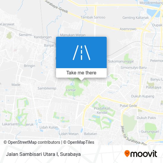 Jalan Sambisari Utara I map