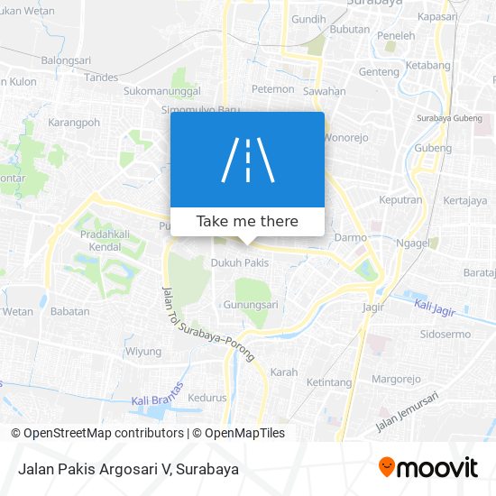 Jalan Pakis Argosari V map