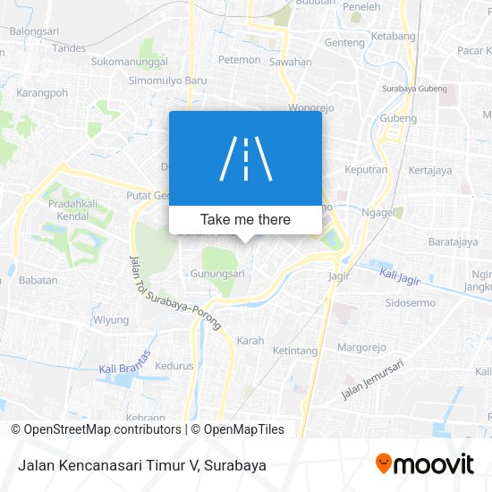 Jalan Kencanasari Timur V map