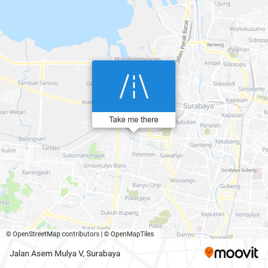 Jalan Asem Mulya V map