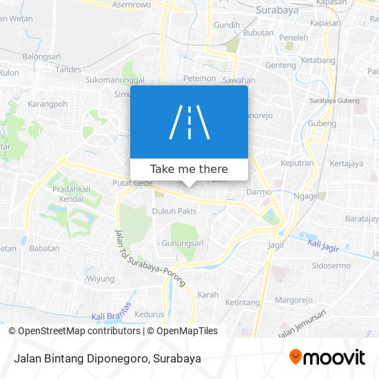 Jalan Bintang Diponegoro map
