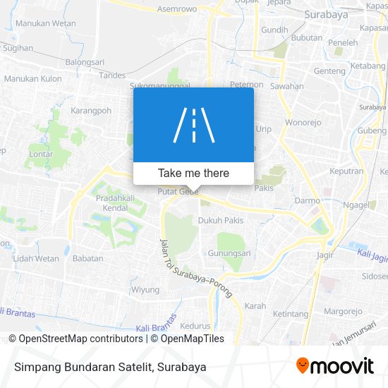 Simpang Bundaran Satelit map