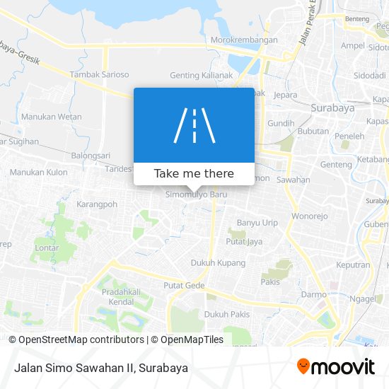 Jalan Simo Sawahan II map