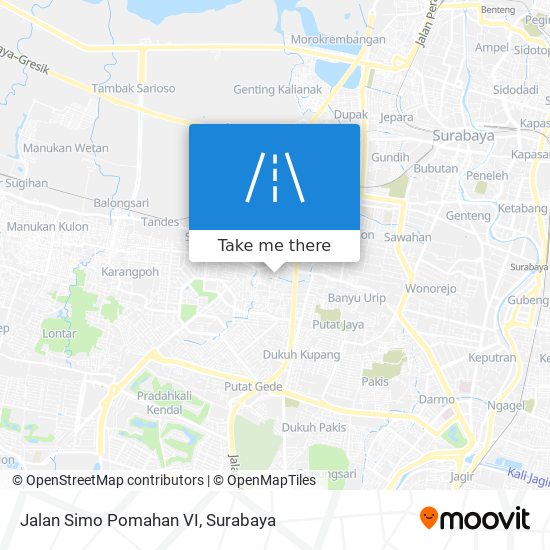 Jalan Simo Pomahan VI map