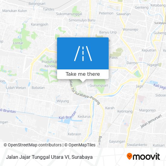 Jalan Jajar Tunggal Utara VI map