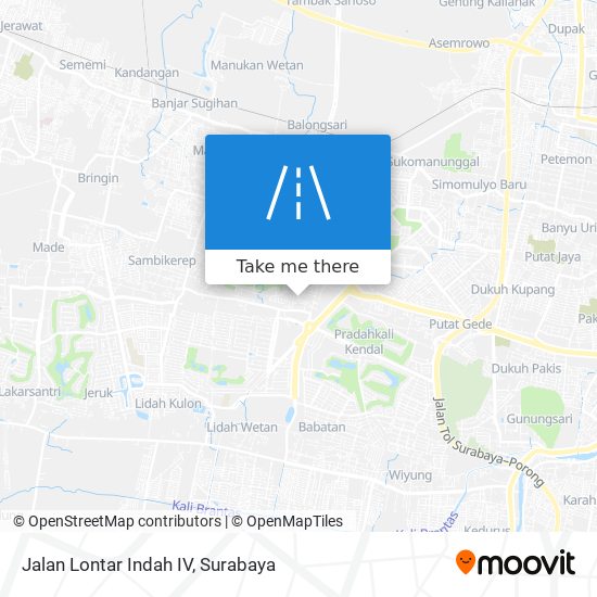 Jalan Lontar Indah IV map