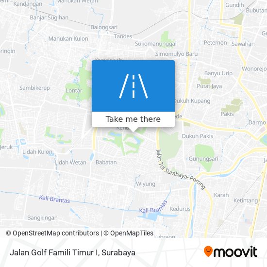 Jalan Golf Famili Timur I map