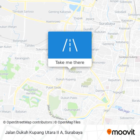 Jalan Dukuh Kupang Utara II A map