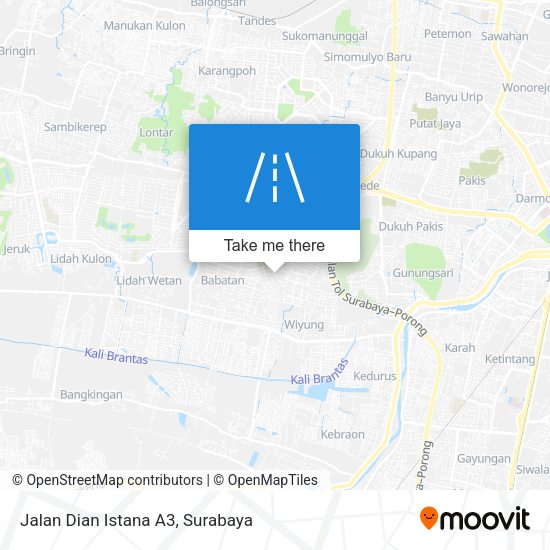 Jalan Dian Istana A3 map