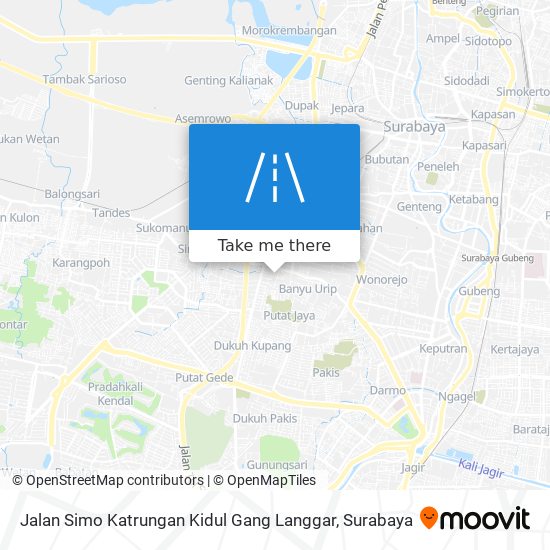 Jalan Simo Katrungan Kidul Gang Langgar map