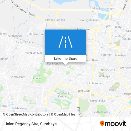 Jalan Regency Site map