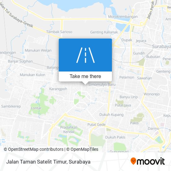 Jalan Taman Satelit Timur map