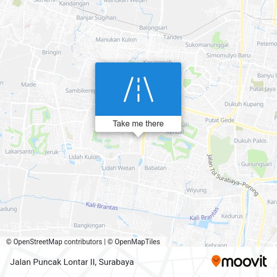 Jalan Puncak Lontar II map