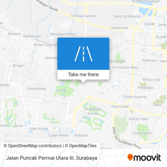 Jalan Puncak Permai Utara III map