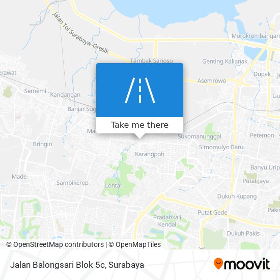 Jalan Balongsari Blok 5c map